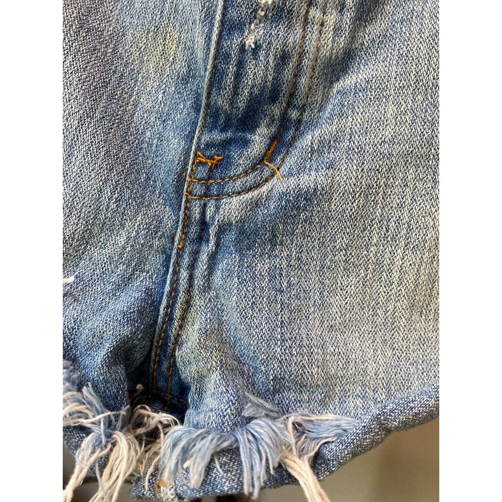 One Teaspoon Bandits Relaxed Fit Denim Shorts 28 - Picture 9 of 9